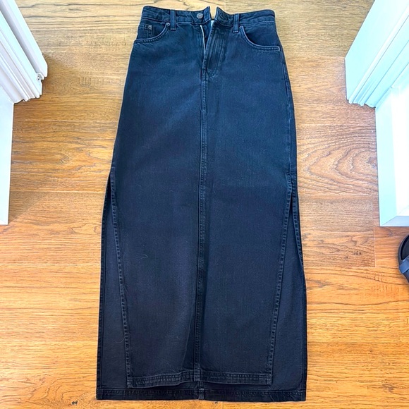 Topshop Denim - Topshop Black Denim Skirt Size Small